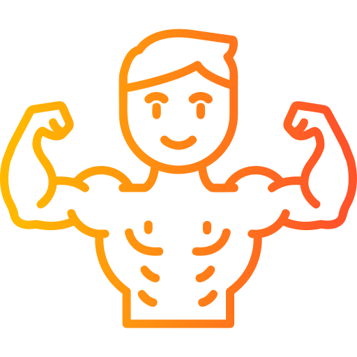 bodybuilder Generic Gradient icon
