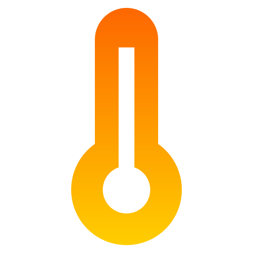 thermomètre Generic Flat Gradient Icône
