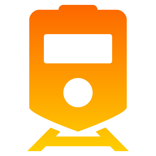 train Generic Flat Gradient icon