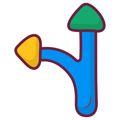 스플릿 Generic Hand Drawn Color icon