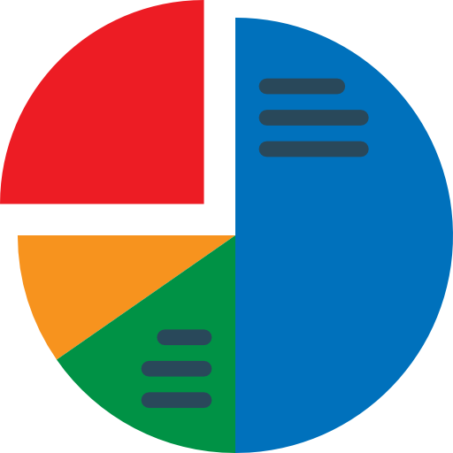 gráfico circular Pause08 Flat icono