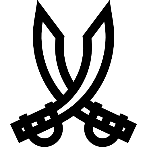 szable Basic Straight Lineal ikona