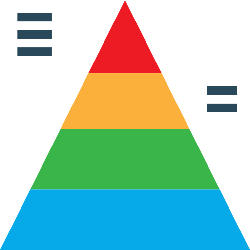 피라미드 Pause08 Flat icon