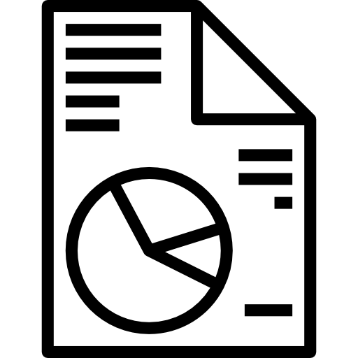 Диаграмма Pause08 Lineal иконка