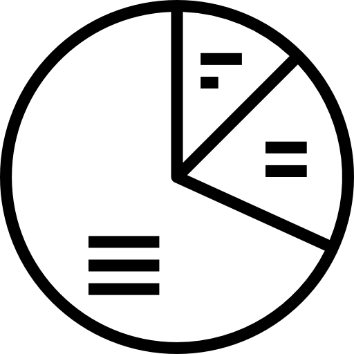 円グラフ Pause08 Lineal icon