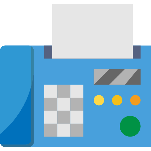 fax Pause08 Flat icono