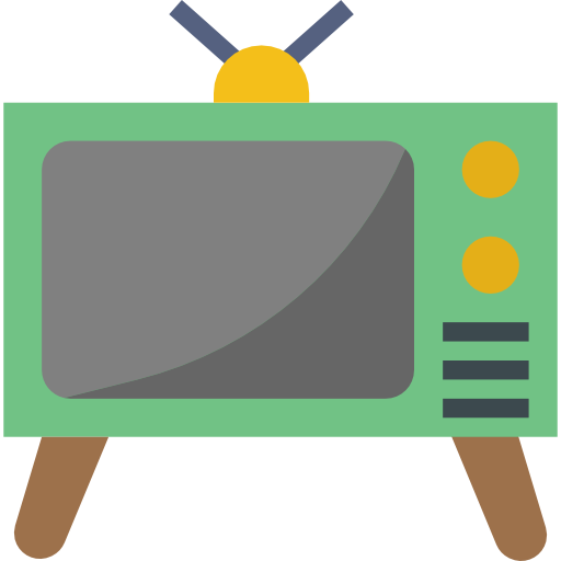 tv Pause08 Flat icoon