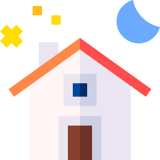 Home Basic Straight Flat icon