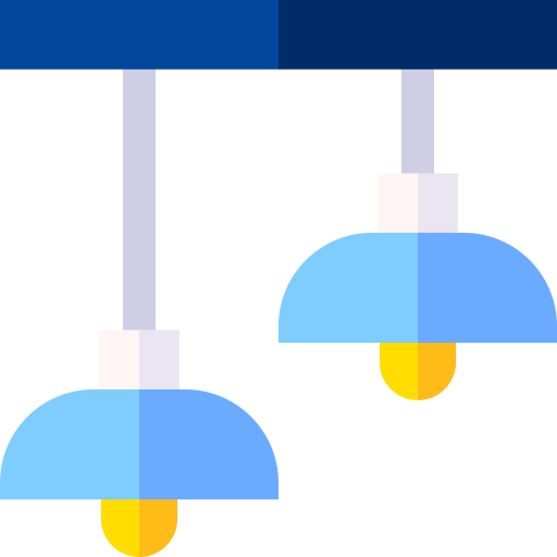 lámpara Basic Straight Flat icono
