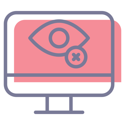 Privacy Generic Color Omission icon