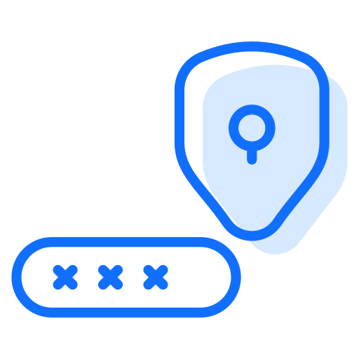 passwort Generic Blue icon