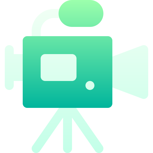 Video Camera Basic Gradient Gradient icon