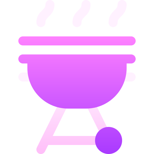 barbecue Basic Gradient Gradient icoon