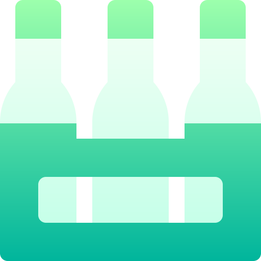 caja de cerveza Basic Gradient Gradient icono