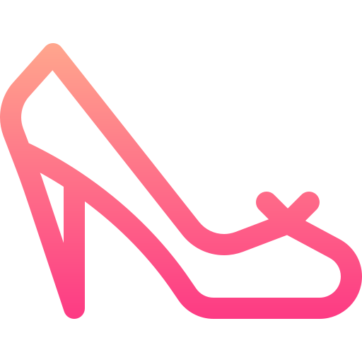 High Heels Basic Gradient Lineal color icon