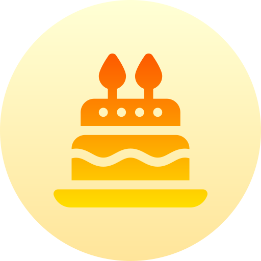 ケーキ Basic Gradient Circular icon