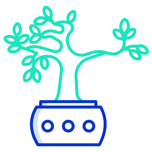bonsai Generic color outline icona