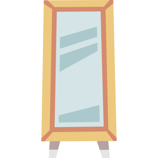 거울 Cartoon Flat icon