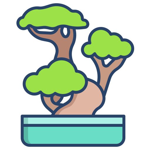 bonsai Generic color outline Ícone