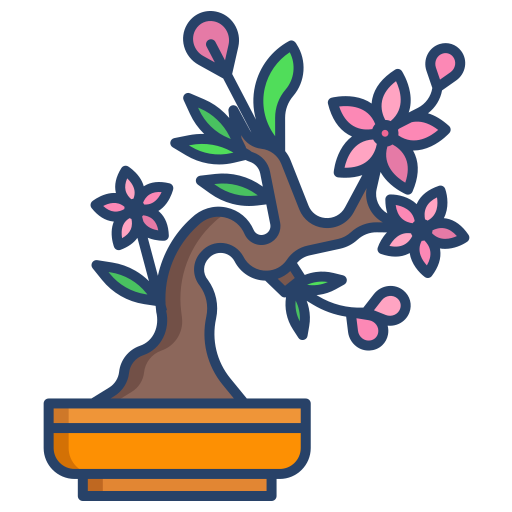 bonsai Generic color outline Ícone