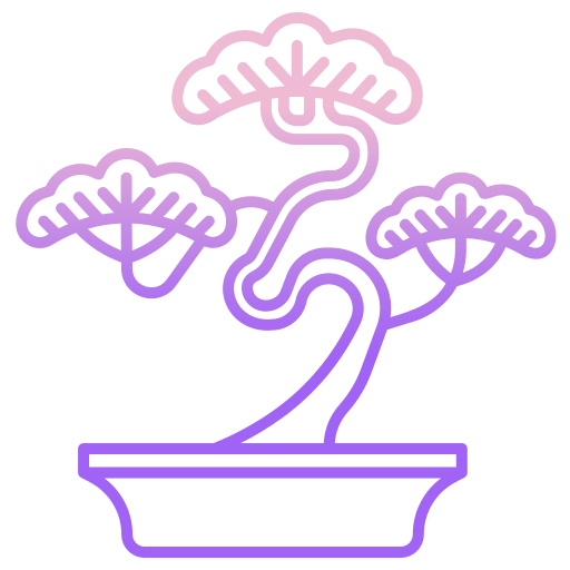 bonsai Generic gradient outline Ícone