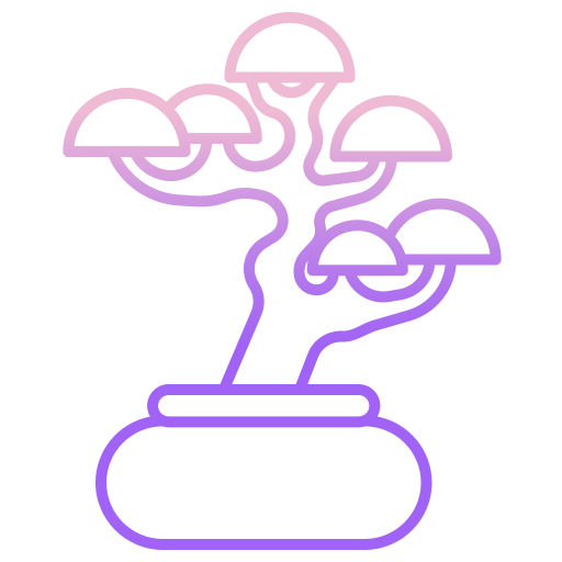 bonsai Generic gradient outline ikona