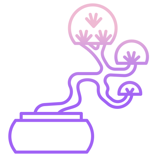 bonsai Generic gradient outline icoon