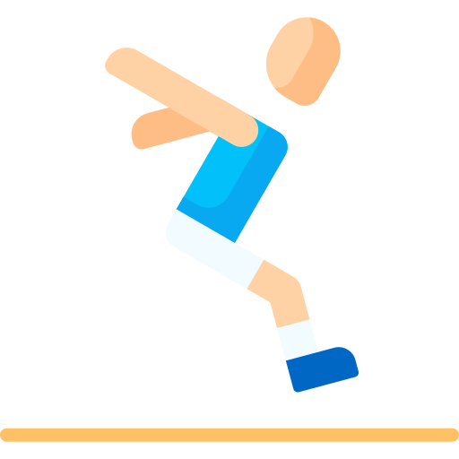 Long Jump Special Flat icon