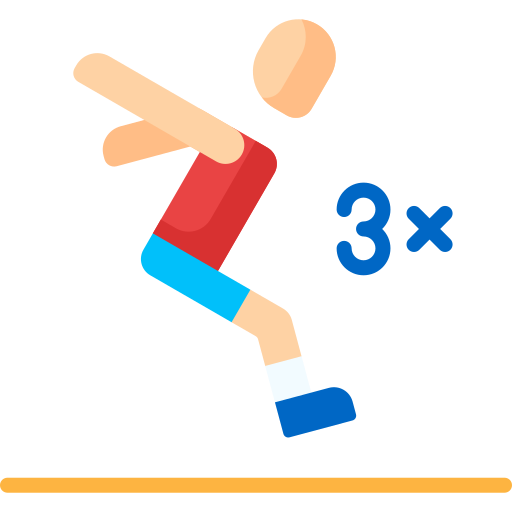 Triple jump Special Flat icon