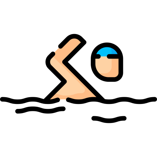 水泳 Special Lineal color icon