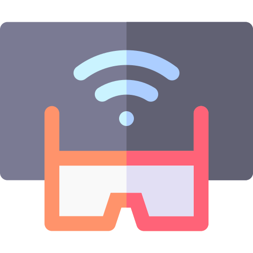 Smart tv Basic Rounded Flat icon