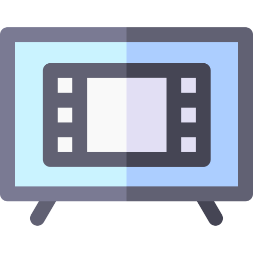 Film Basic Rounded Flat icon