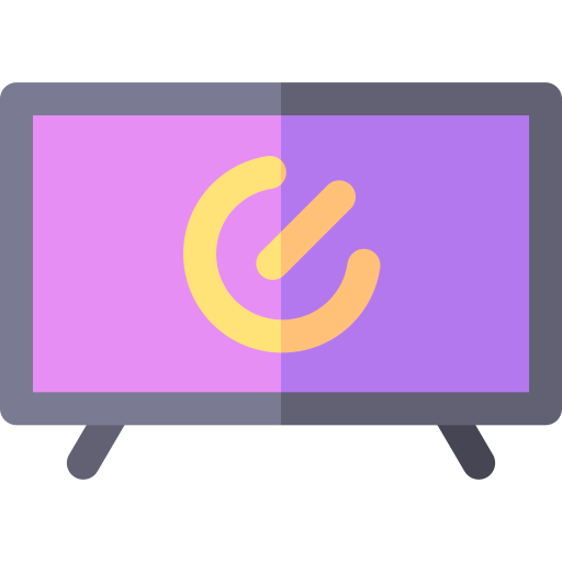 smart tv Basic Rounded Flat Icône