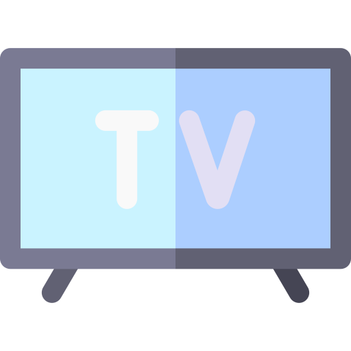 Smart tv Basic Rounded Flat icon