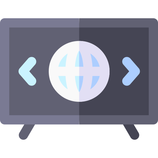 smart tv Basic Rounded Flat icon