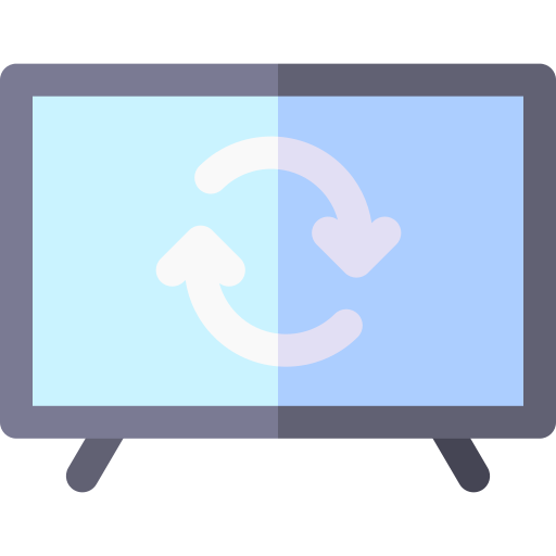 smart tv Basic Rounded Flat иконка