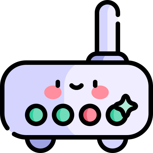 Router Kawaii Lineal color icon