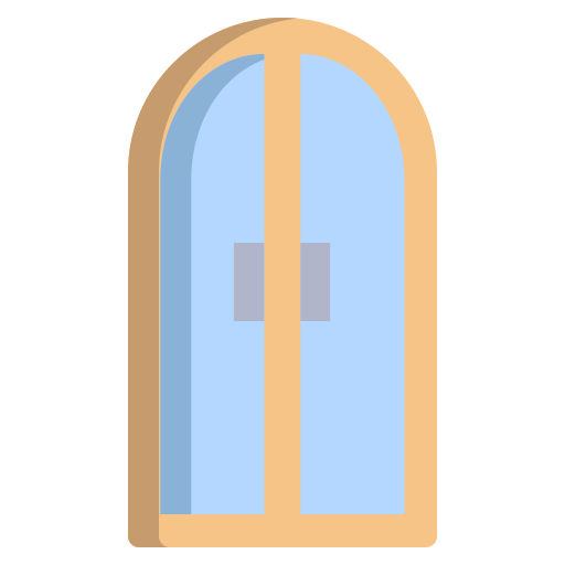 Door Generic color fill icon