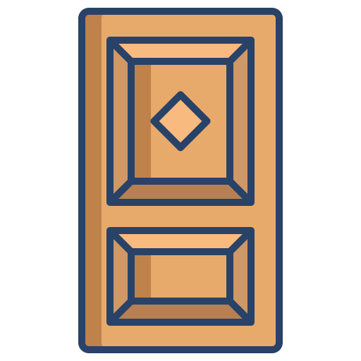 Door Generic color outline icon