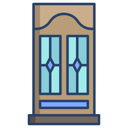 Door Generic color outline icon