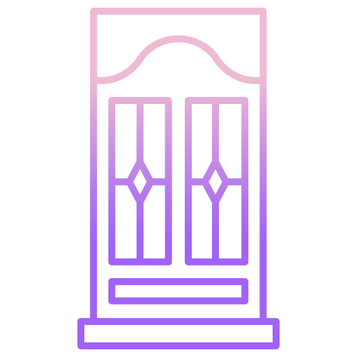 Door Generic gradient outline icon