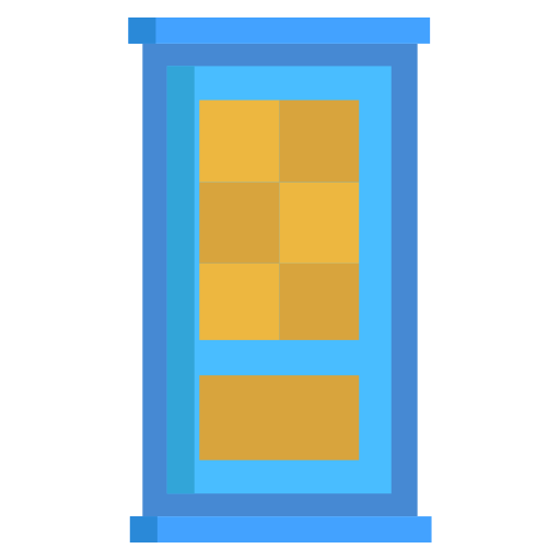 Door Generic color fill icon