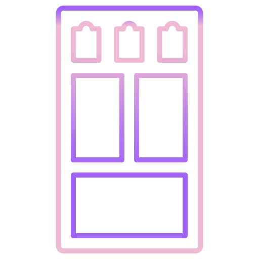 puerta Generic gradient outline icono
