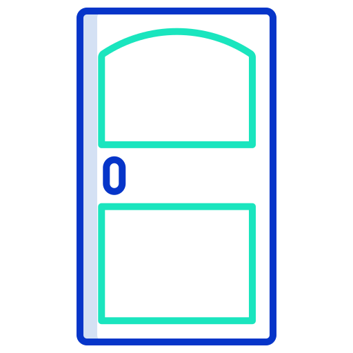 porta Generic color outline Ícone