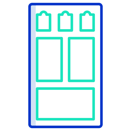 deur Generic color outline icoon