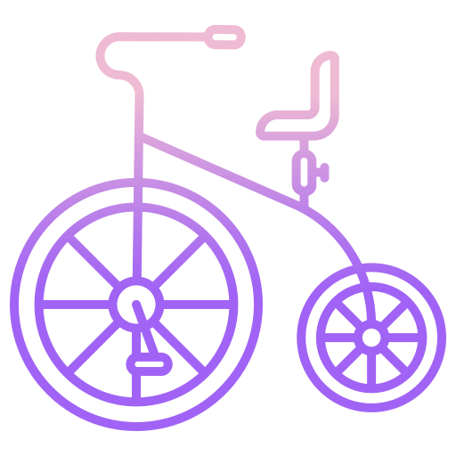 Bicycle Generic gradient outline icon