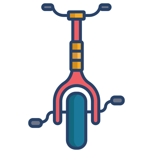 Bicycle Generic color outline icon