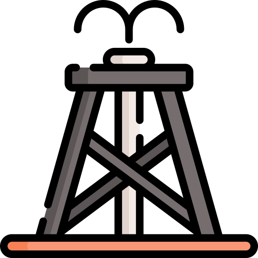 Ölbohrturm Special Lineal color icon