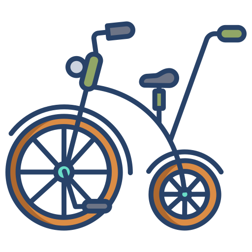 vélo Generic color outline Icône