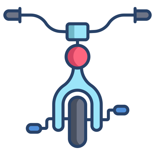 bicicleta Generic color outline icono